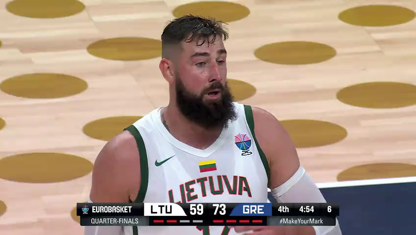 立陶宛男篮险胜德国男篮，费沃斯制霸全场